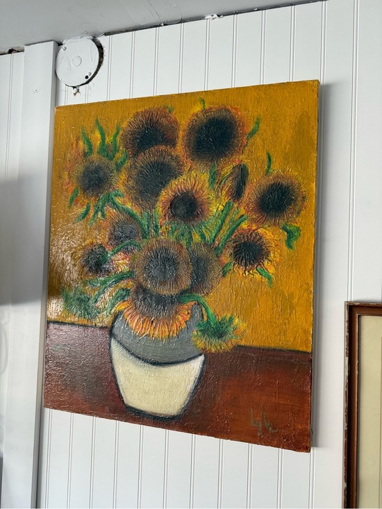 Vintage Other - Vtg Oil painting on Canvas